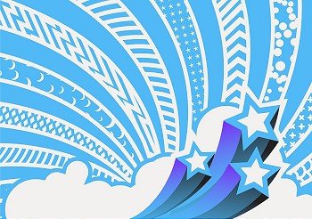 Vector illustration - funky looking composition  pattern background