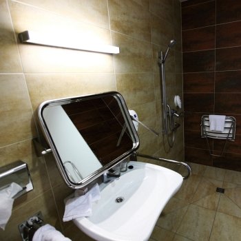 inside luxury modern bath room
