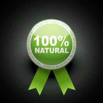 Ecology web push button icon 100 percent