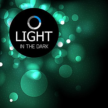 Shiny light abstract design template