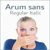 ArumSans Reg Italic