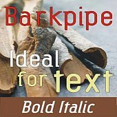 BarkpipeBold Italic