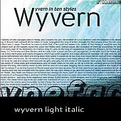 wyvern light italic