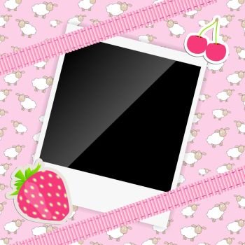 Blank Background For Greetings Card, Postcard Or Photo Frame