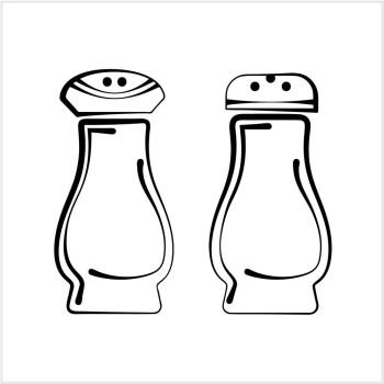 salt and pepper shakers clip art