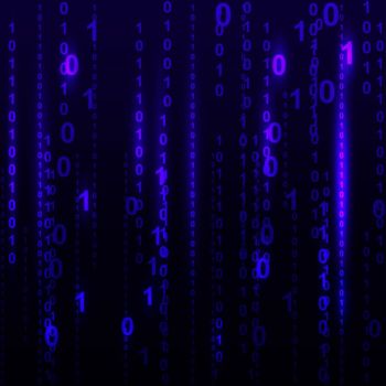 Computer Matrix Blue Blue Matrix Code Wallpaper