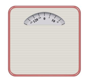 Weight Scale With Long Shadow Stock Illustration - Download Image