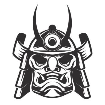 samurai helmet logo