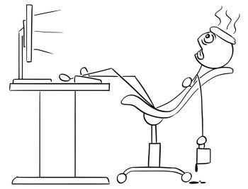 Image Details ISS_17050_00029 - Cartoon vector doodle exhausted tired stickman man sleeping on the computer keyboard in the job Image Details ISS_17050_00029 - Cartoon vector doodle exhausted tired stickman man sleeping on the computer keyboard in the job