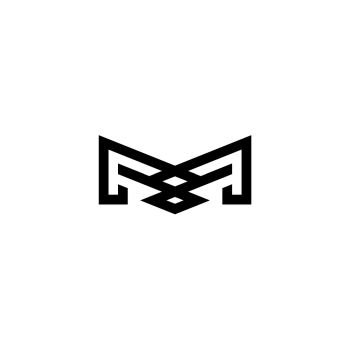 Letter M AM MA MM Monogram Logo Design Minimal Icon With Black Color  Royalty Free SVG, Cliparts, Vectors, and Stock Illustration. Image  130517980.