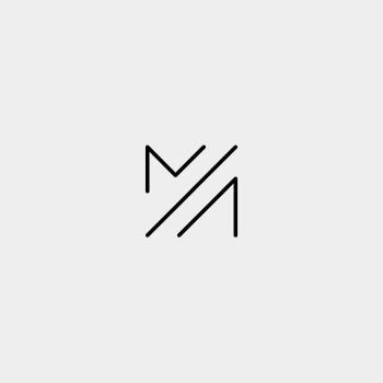 Image Details IST_20805_11387 - Letter M AM MA MM Monogram Logo Design  Minimal Icon With Black Color. Letter M AM MA MM Monogram Logo Design  Minimal