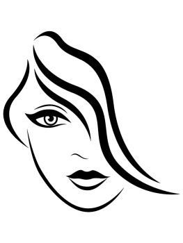 Girl Face Hand Drawing Set On White Background Royalty Free SVG, Cliparts,  Vectors, and Stock Illustration. Image 33511389.