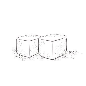 You searched for cubes of sugar icon in cartoon style on a white  background. cubes of sugar icon