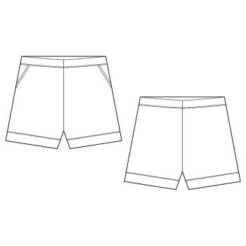 shorts design template