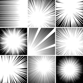 You searched for white radial lines for comic book black background. manga  speed frame. vector illustration