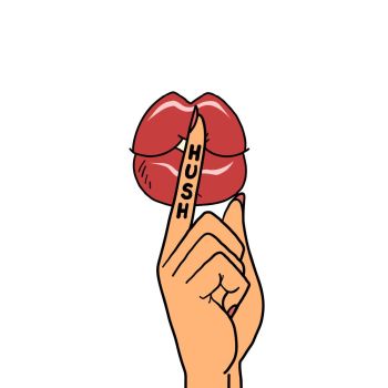 Image Details IST_13301_02923 - lips hush silence finger gesture. comic cartoon pop art retro vector illustration drawing. lips hush silence finger gesture Image Details IST_13301_02923 - lips hush silence finger gesture. comic cartoon pop art retro vector illustration drawing. lips hush silence finger gesture