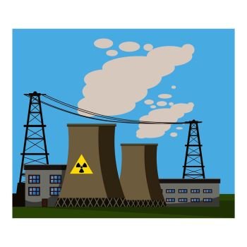 power plant cartoon
