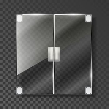 glass door vector