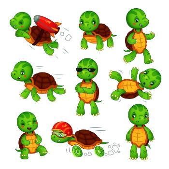 cute tortoise clipart