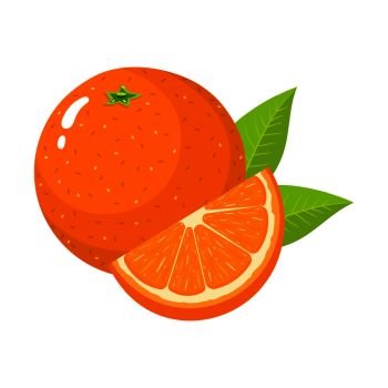 half orange clipart