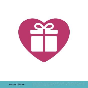 Love Gift Logo Vector Template, Box Combined With Heart Icon Concept  5170916 Vector Art at Vecteezy