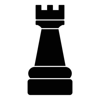 Isolated Rook Chess Piece Icon Stock Vector - Illustration of clipart, chess:  124645833