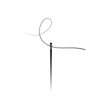 sewing needle vector