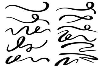 calligraphy underline