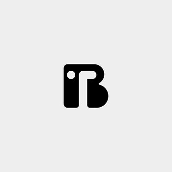 Letter bb logo design Royalty Free Vector Image