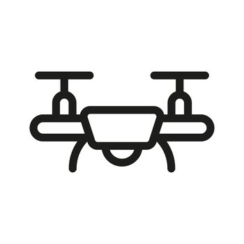 Drone icon Quadcopter symbol Quadrocopter Copter icon EPS 10