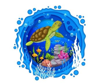 sad sea turtle cartoon