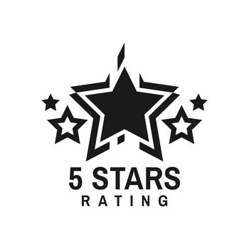 Different Types 5 Stars Rating Rating Stock Vector (Royalty Free