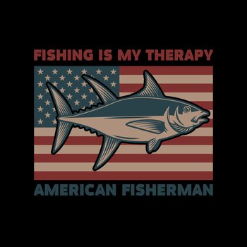 Image Details IST_13732_09136 - Fishing is my therapy. American