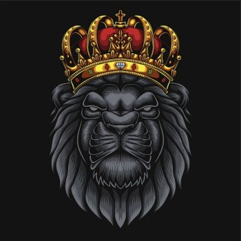 lion head crown logo