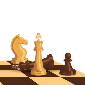 Complete set of chess pieces Royalty Free Vector Image
