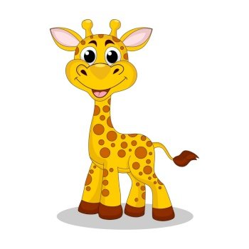 funny giraffe cartoon
