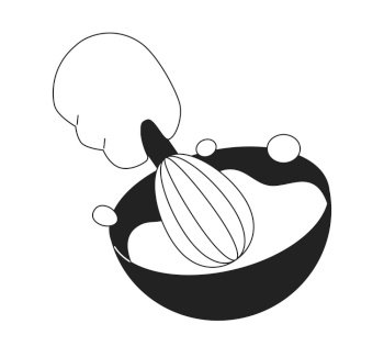 Whisk for cooking. Whipping up food. Kitchen utensils. Tool for blend  ingredient. Flat cartoon 11183096 Vector Art at Vecteezy