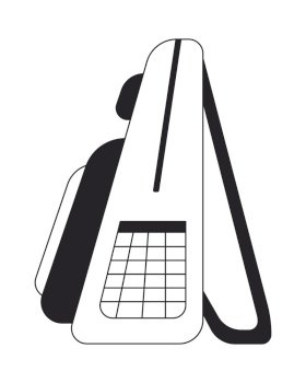 Basic Backpack vector illustration flat sketches