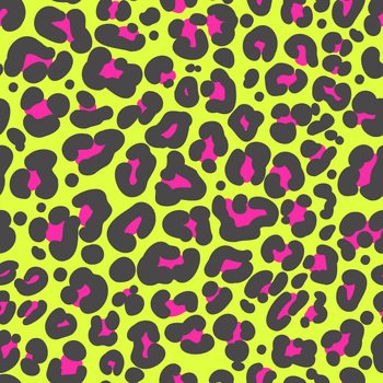 lime green leopard print background