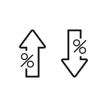 Increase Decrease Arrow