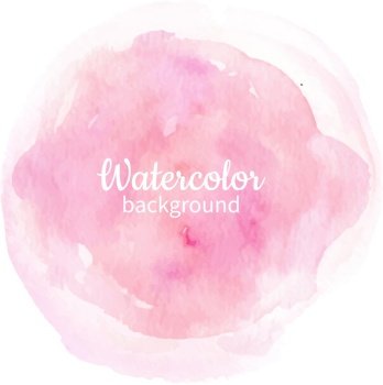 Pink watercolor background Royalty Free Vector Image