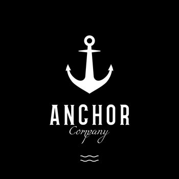 Nautical Marine Anchor And Rope Logotype Design Logo For Brand Maritime  Company And Business Stock Illustration - Download Image Now - iStock
