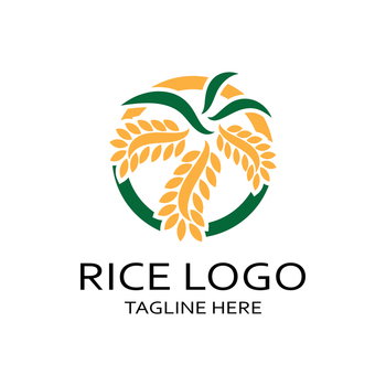 Lj Java Rice Logo Rice Logo Vector