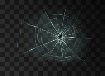 cracked glass transparent png