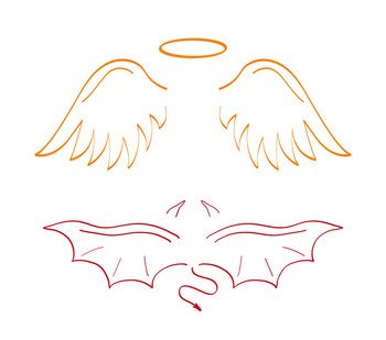 Printable Angel Wings Template