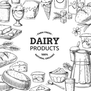 dairy products coloring pages
