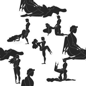 Image Details IST_22372_40188 - Kama Sutra seamless pattern design poster  fabric. Kamasutra sketchy poses for making love. Set. Standing positions. Kama  Sutra, seamless pattern, design, poster, fabric. Kamasutra, sketchy poses  for making