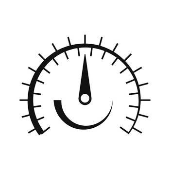 Speedometer hand drawn outline doodle icon. Speed limit gauge, speed  control indicator and measurement concept. Vector sketch illustration for  print, web, mobile and infographics on white background. Stock Vector