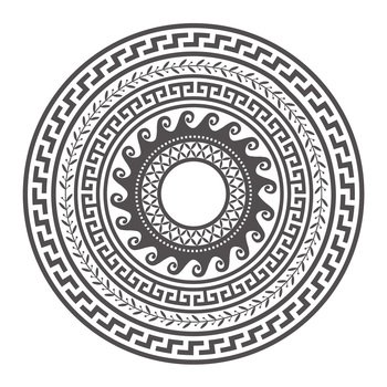 greek patterns circle