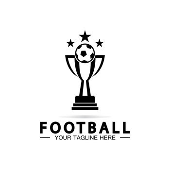 Champion Emblem Winner Logo Design Stock Vector - Illustration of champion,  football: 189237663